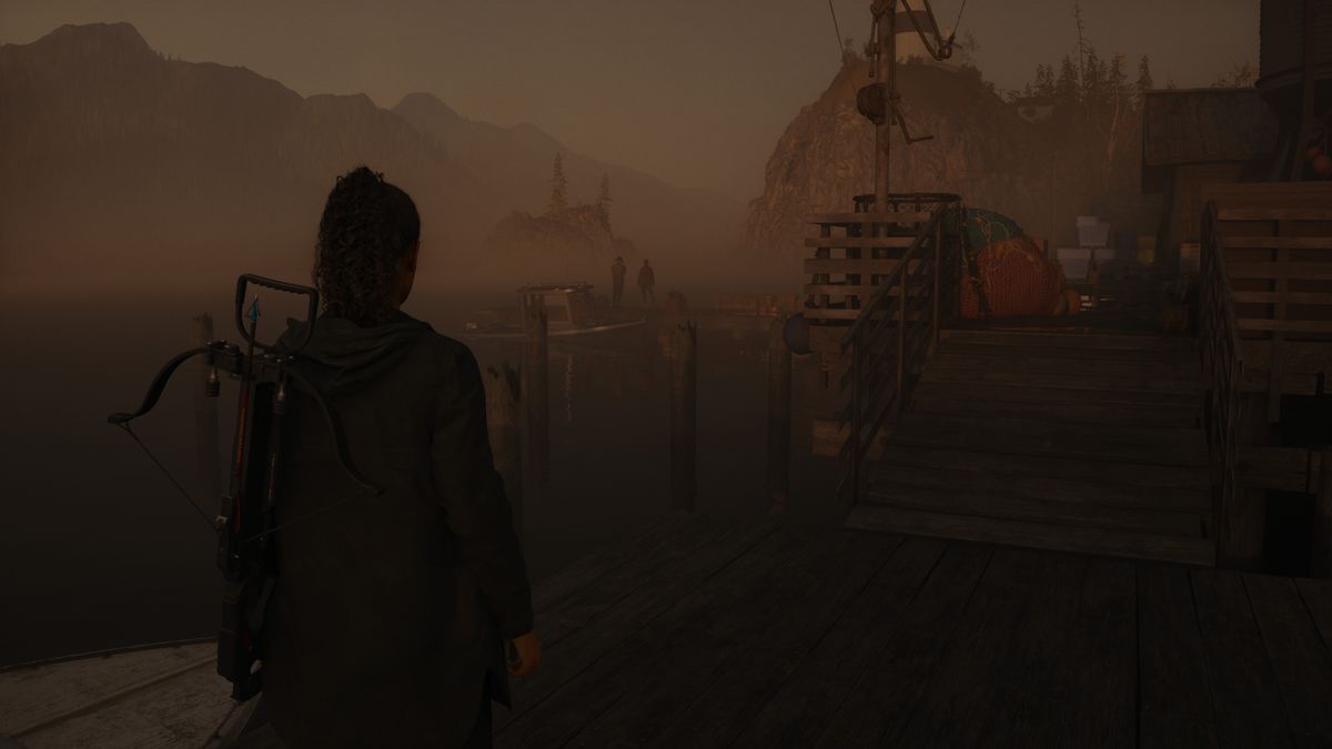 Alan Wake 2 image fidelity comparison screenshots