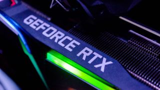 Image of an Nvidia GeForce RTX graphics card.