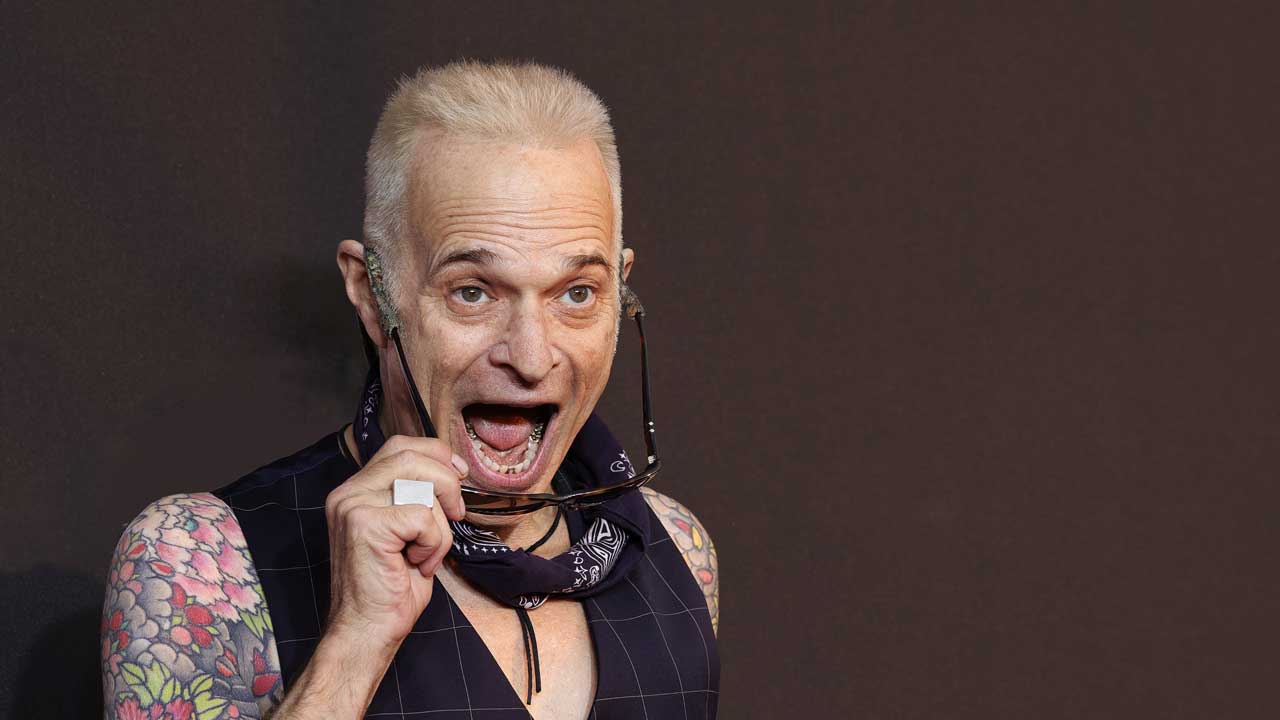 David Lee Roth red carpet shot