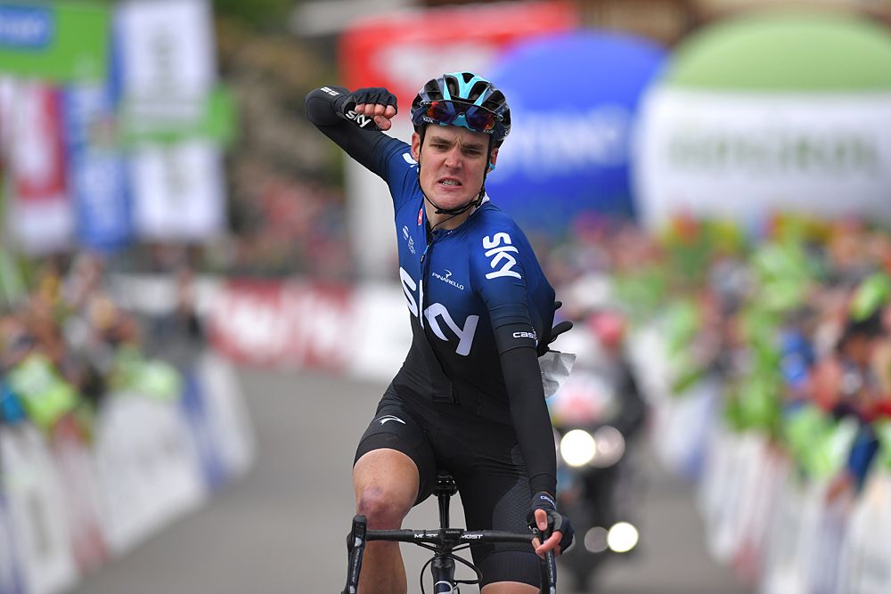 Pavel Sivakov (Team Sky) wins stage 2 at Tour of the Alps