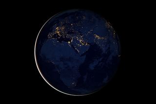 City Lights of Africa, Europe and the Middle East