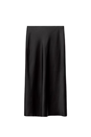 Satin Midi Skirt