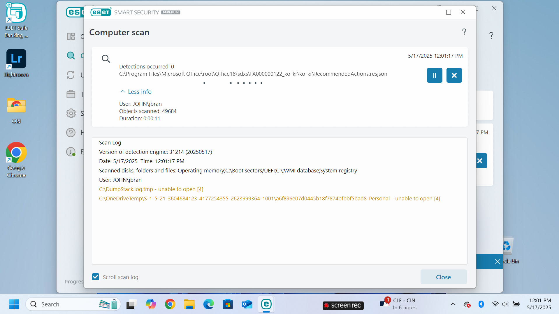 ESET Home Security screenshot