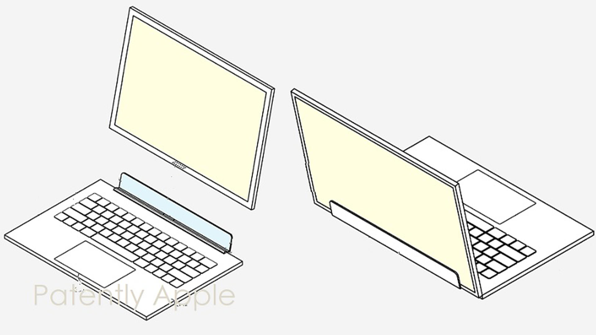 Patent showcasing a macOS mode on iPad