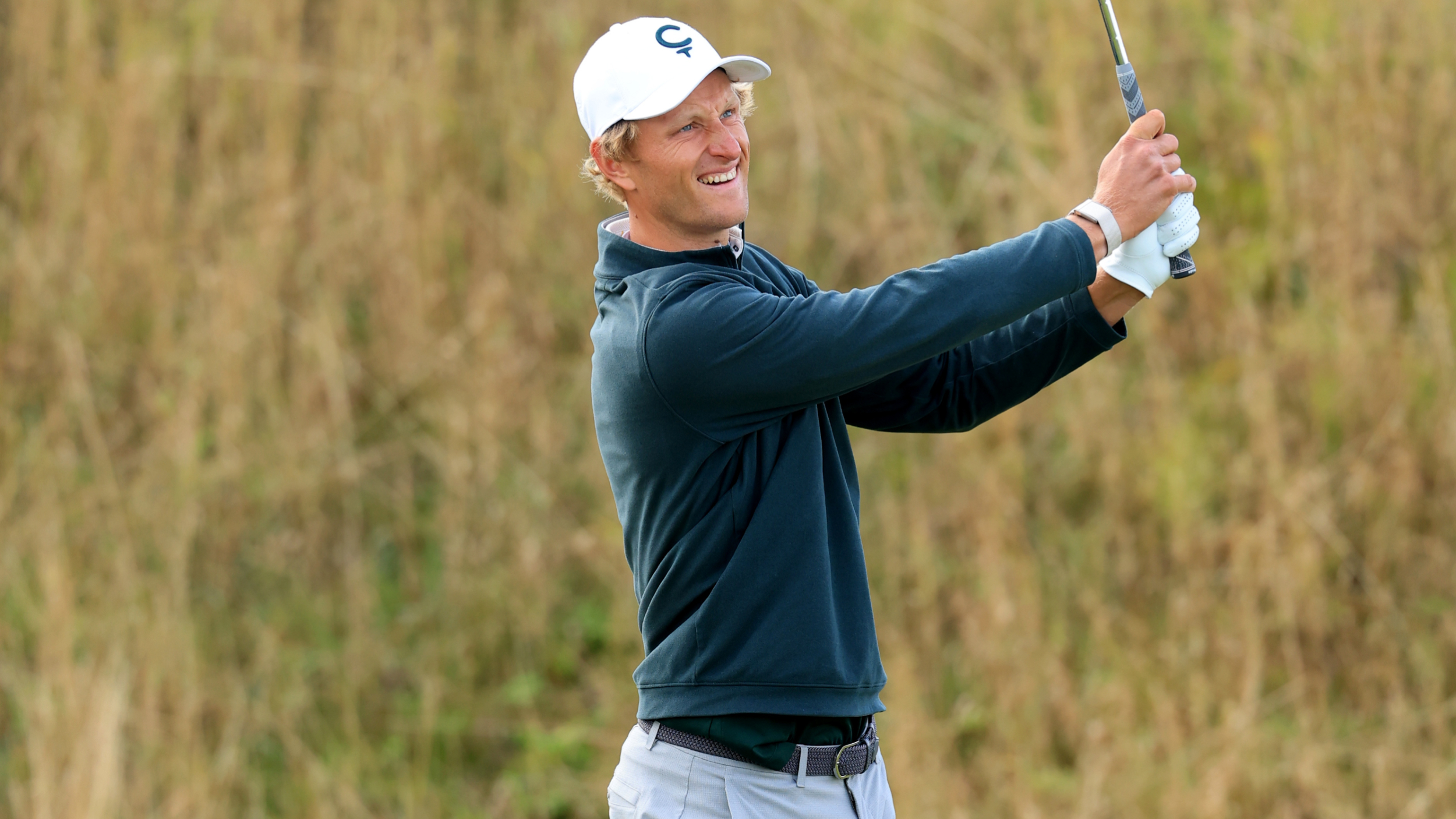 Adrian Meronk at the Alfred Dunhill Links Championship