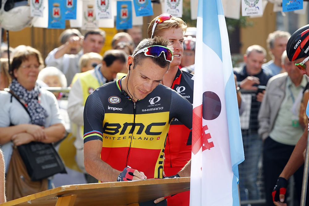 Philippe Gilbert (BMC) at Tre Valli Varesine