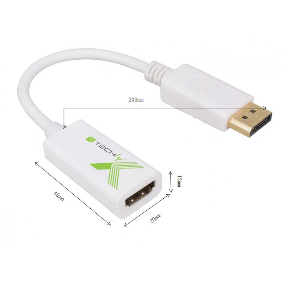 Techly: adattatori video da DP a HDMI