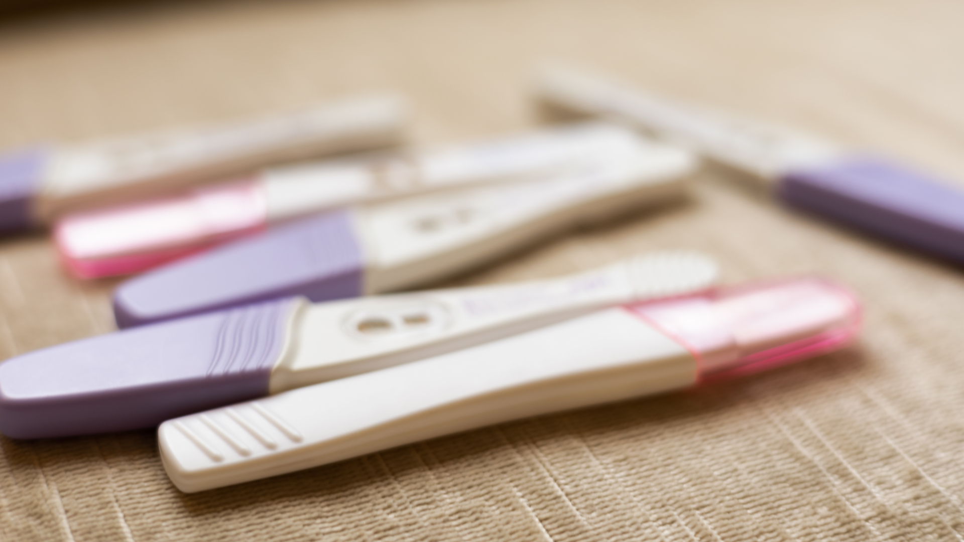 An assortment of at-home pregnancy tests