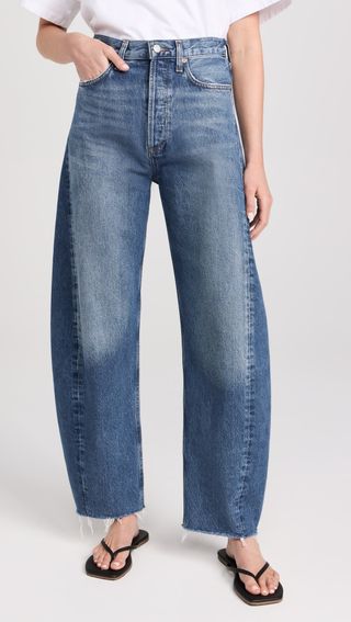 Agolde, Luna High Rise Curved Taper Jeans