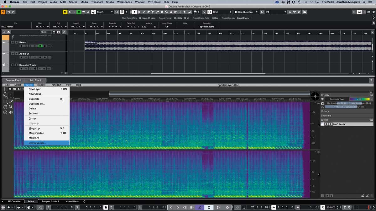 spectralayers cubase 11