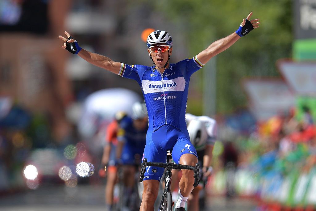 Philippe Gilbert (Deceuninck-QuickStep) wins stage 17 at the Vuelta a Espana