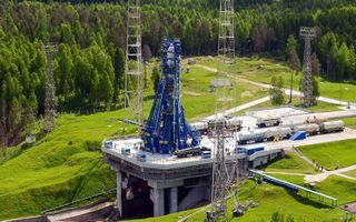 Plesetsk Cosmodrome in northern Russia.