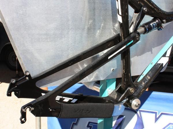 Yeti claims the new carbon rear end is 50 percent stiffer than the outgoing version without adding weight.