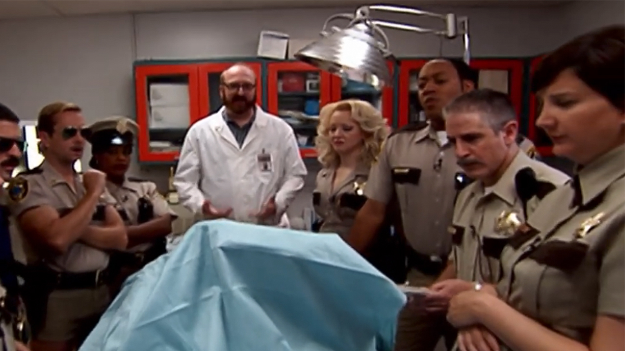 A screenshot from Reno 911
