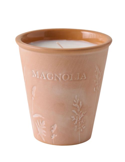 Magnolia Basil Orange Garden Pot Candle