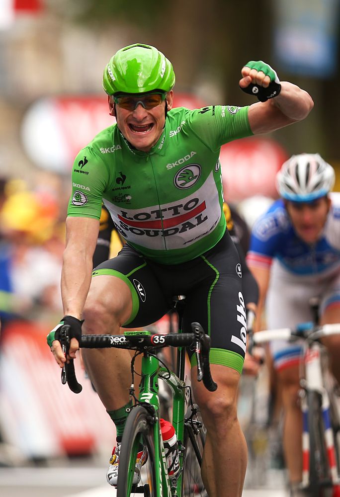 Andr&eacute; Greipel (Lotto Soudal) wins stage 5 at the Tour de France
