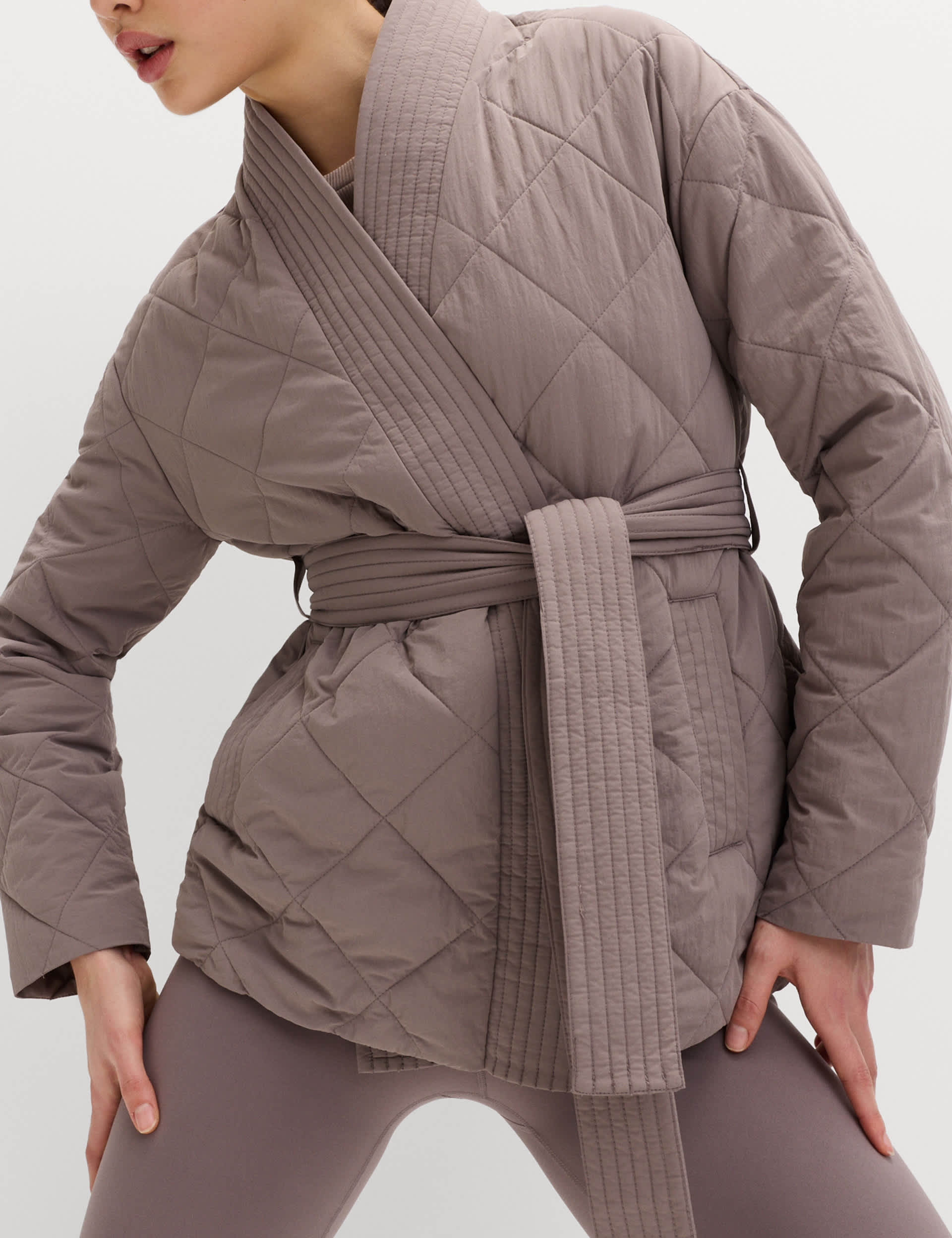 Stormwear&amp;trade; Quilted Longline Wrap Jacket