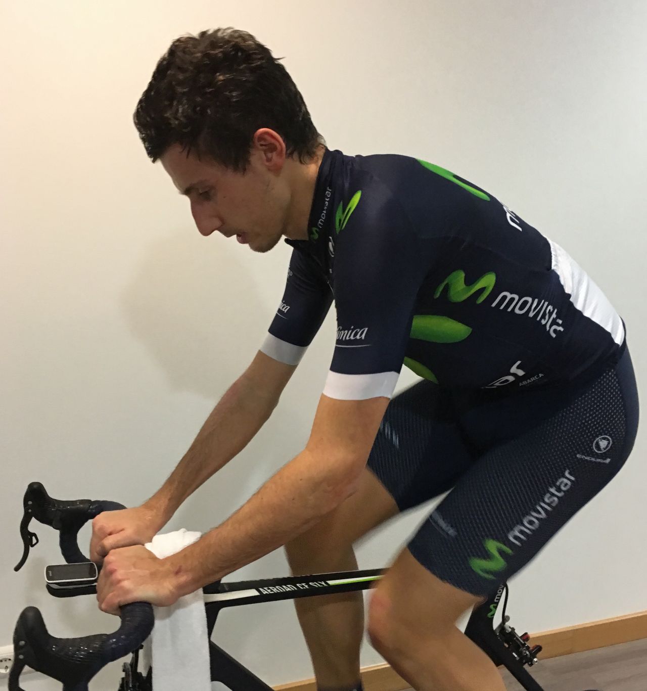 Adriano Malori back on the bike