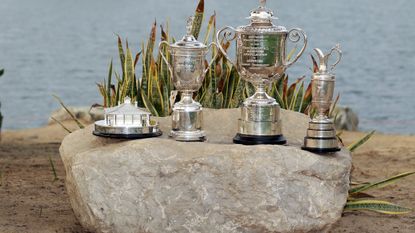 The four Major trophies