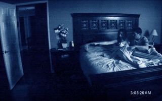 Katie Featherston and Micah Sloat star in Paranormal Activity