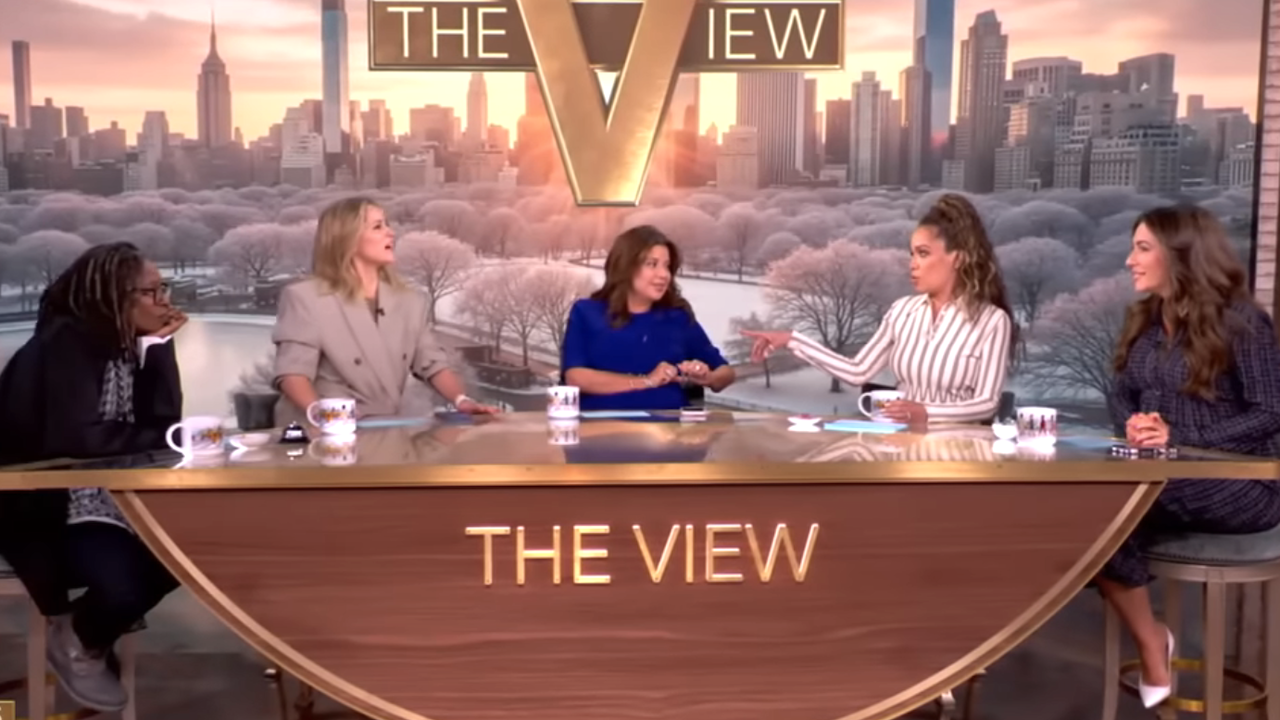 the co-hosts of the view on january 5, 2026