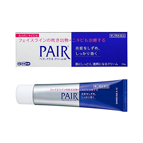 Lion Pair Acne Cream &amp;ndash; Large 24g Size &amp;ndash; Authentic Japanese Formula for Pimples, Redness &amp;amp; Inflammation &amp;ndash; Fast-Acting, Non-Irritating Spot Treatment