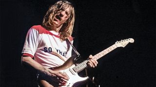 Joe Walsh of The Eagles during Joe Walsh of The Eagles Performs at the Bottom Line Club - November 21, 1976 at NYC Bottom Line Club in New York City, New York, United States. 