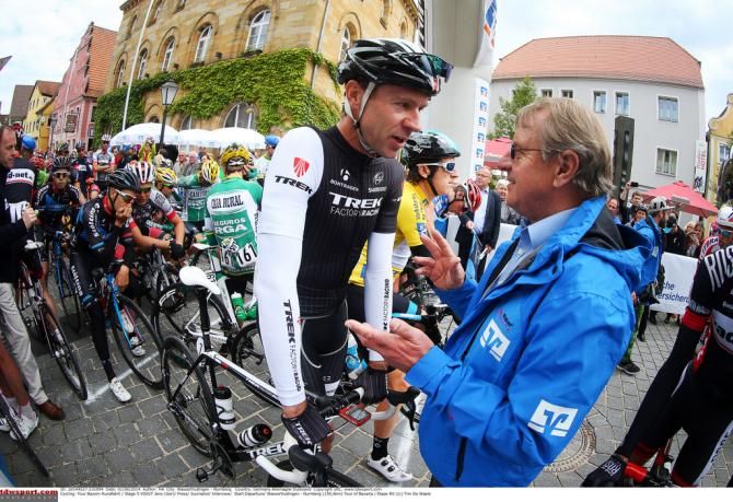 Jens Voigt (Trek) interviewed on the startline