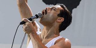 Rami Malek as Freddie Mercury in Bohemian Rhapsody