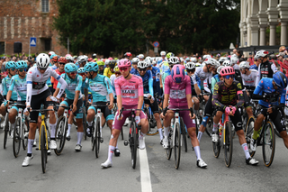 Jersey wearers on stage 3 of the Giro d'Italia