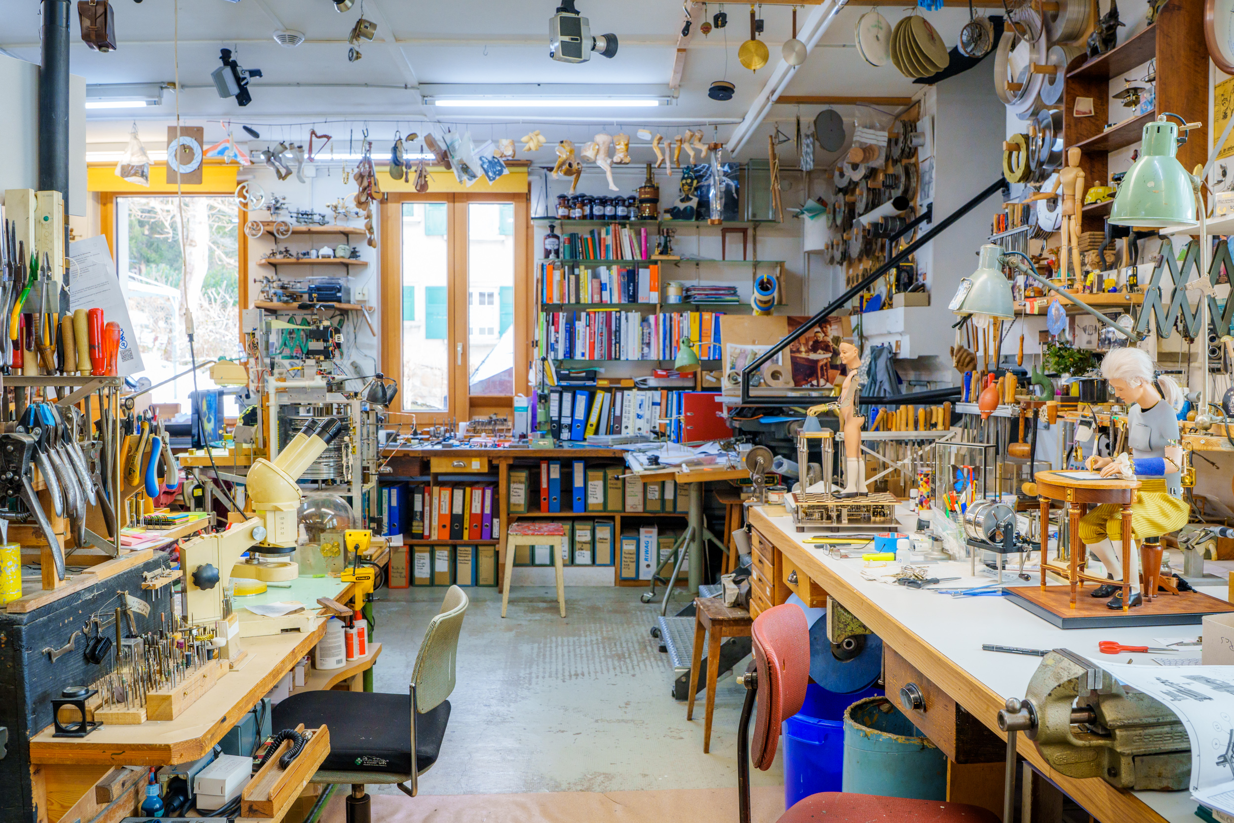 François Junod's atelier
