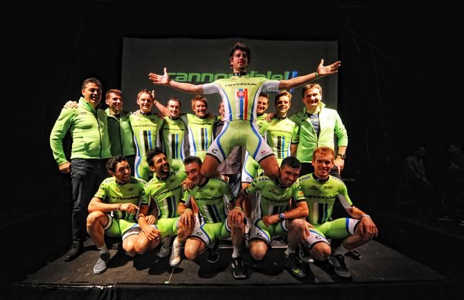 Peter Sagan and his Cannondale teammates