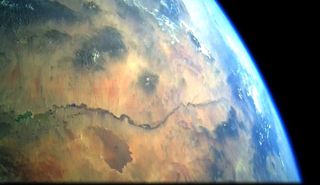 Earth as Seen by an Armadillo Aerospace Rocket