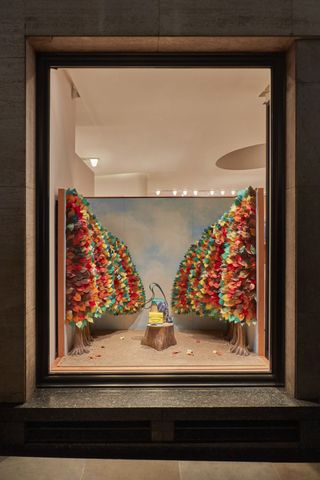 Jonathan Baldock's windows for Hermès' New Bond Street store in London