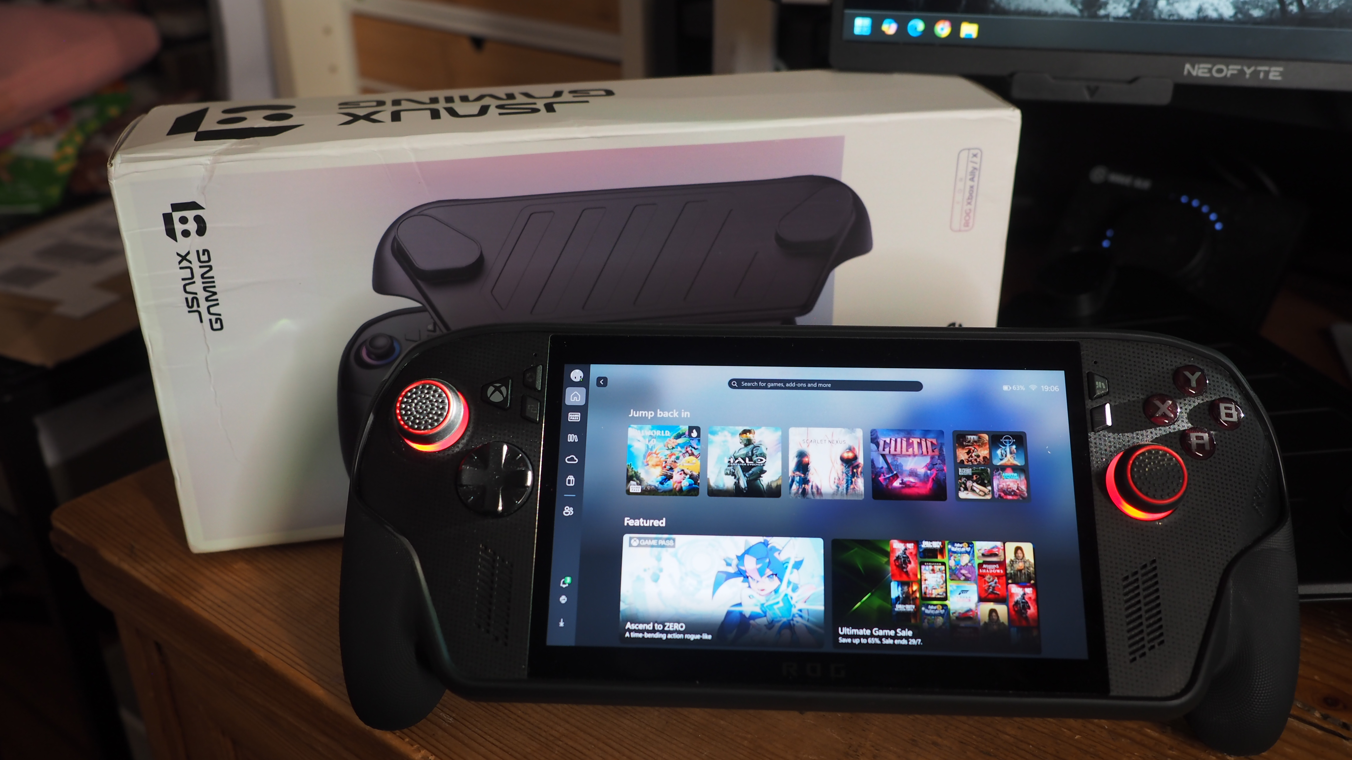 JSAUX Xbox Ally X mod case
