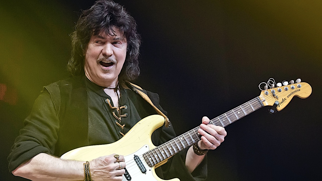 Ritchie Blackmore on stage on April 18, 2018 in Berlin, Germany