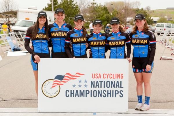 Marian University Women's team at Collegiate Nationals