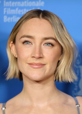 Saoirse Ronan attends the "The Outrun" premiere during the 74th Berlinale International Film Festival Berlin at Zoo Palast on February 17, 2024 in Berlin, Germany