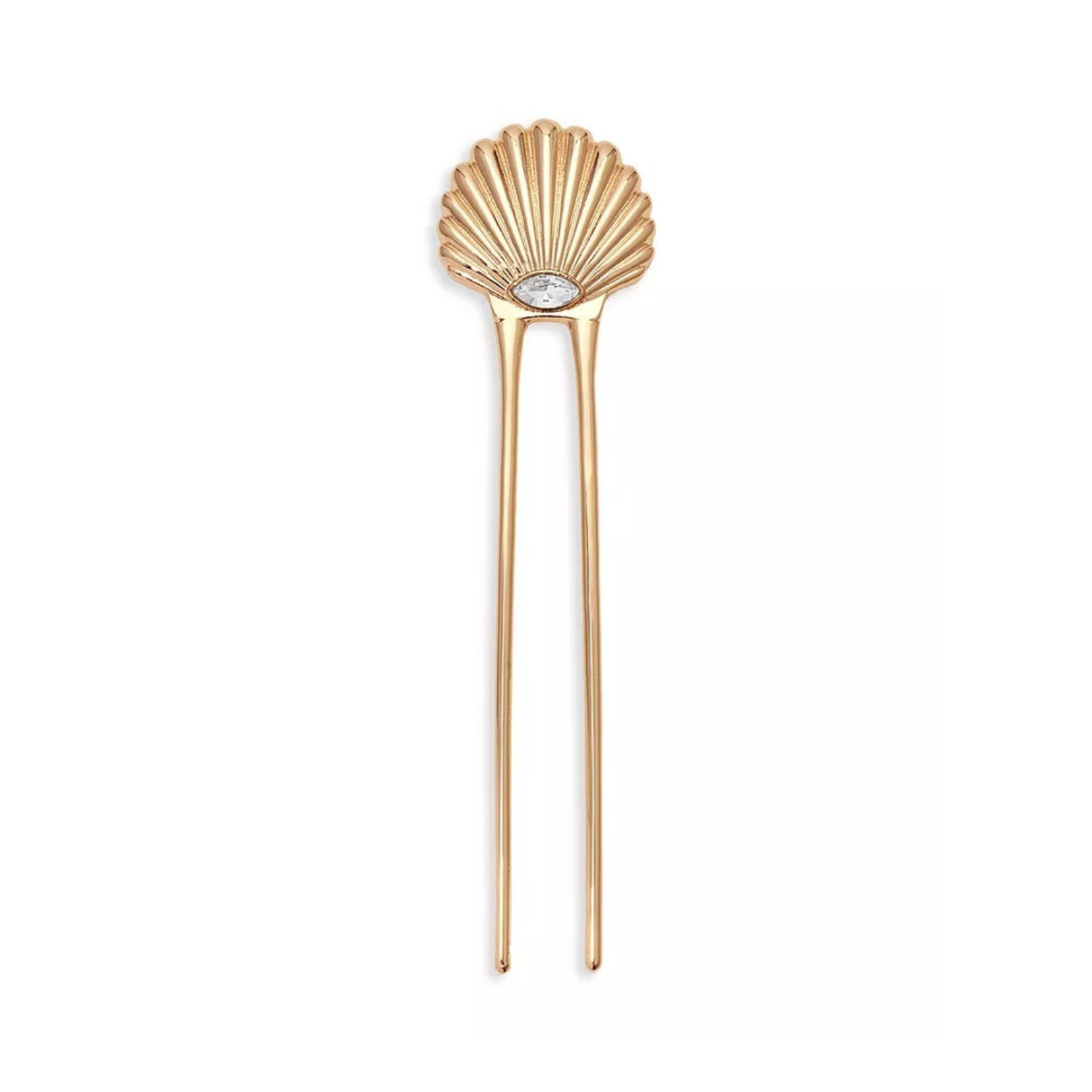 Ettika, Santorini Cubic Zirconia Shell Hair Pin