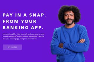 Zelle's front page, featuring actor Daveed Diggs. Credit: Early Warning Services, LLC