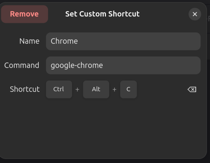 enter shortcut