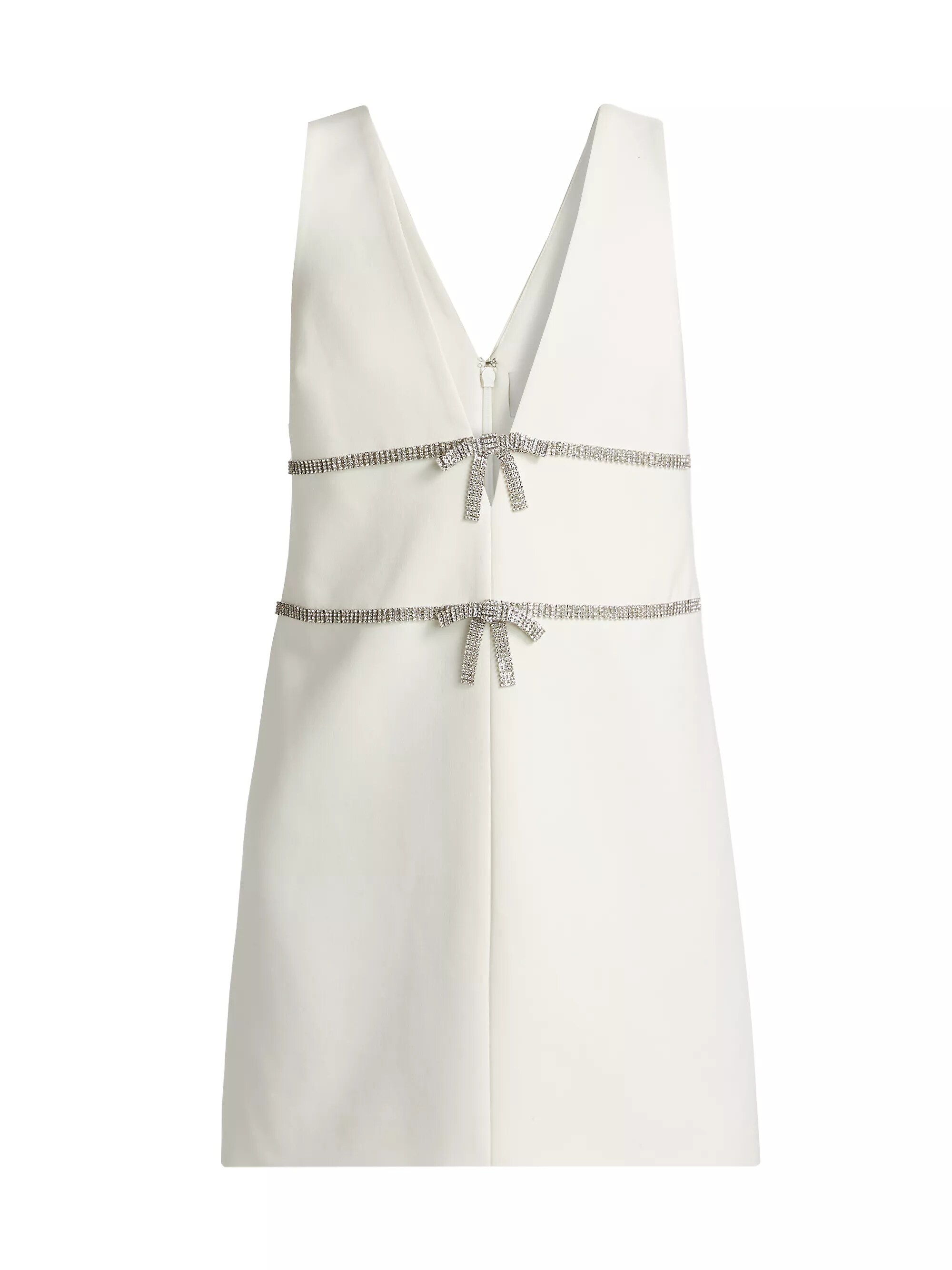 Chani Crystal Bow Embellished Shift Minidress