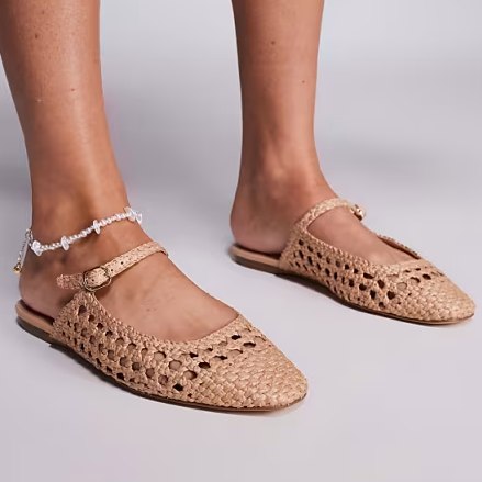 Steve Madden Glennie Woven Mule Flats