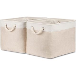 Bidtakay Beige Storage Basket 