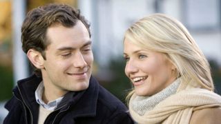 (L-R) Jude Law as Graham Simpkins and Cameron Diaz as Amanda Woods in "The Holiday"