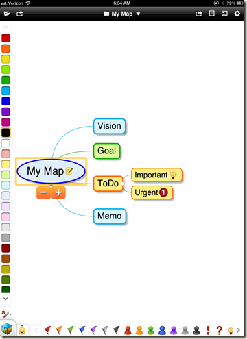 From the Principal&#039;s Office: MindMapper for iOS: (Currently) Free and Easy to Use Mindmapping App