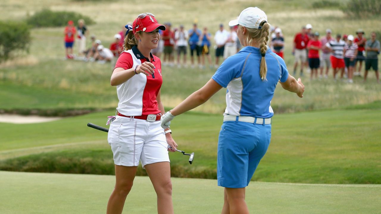 Charley Hull and Paula Creamer