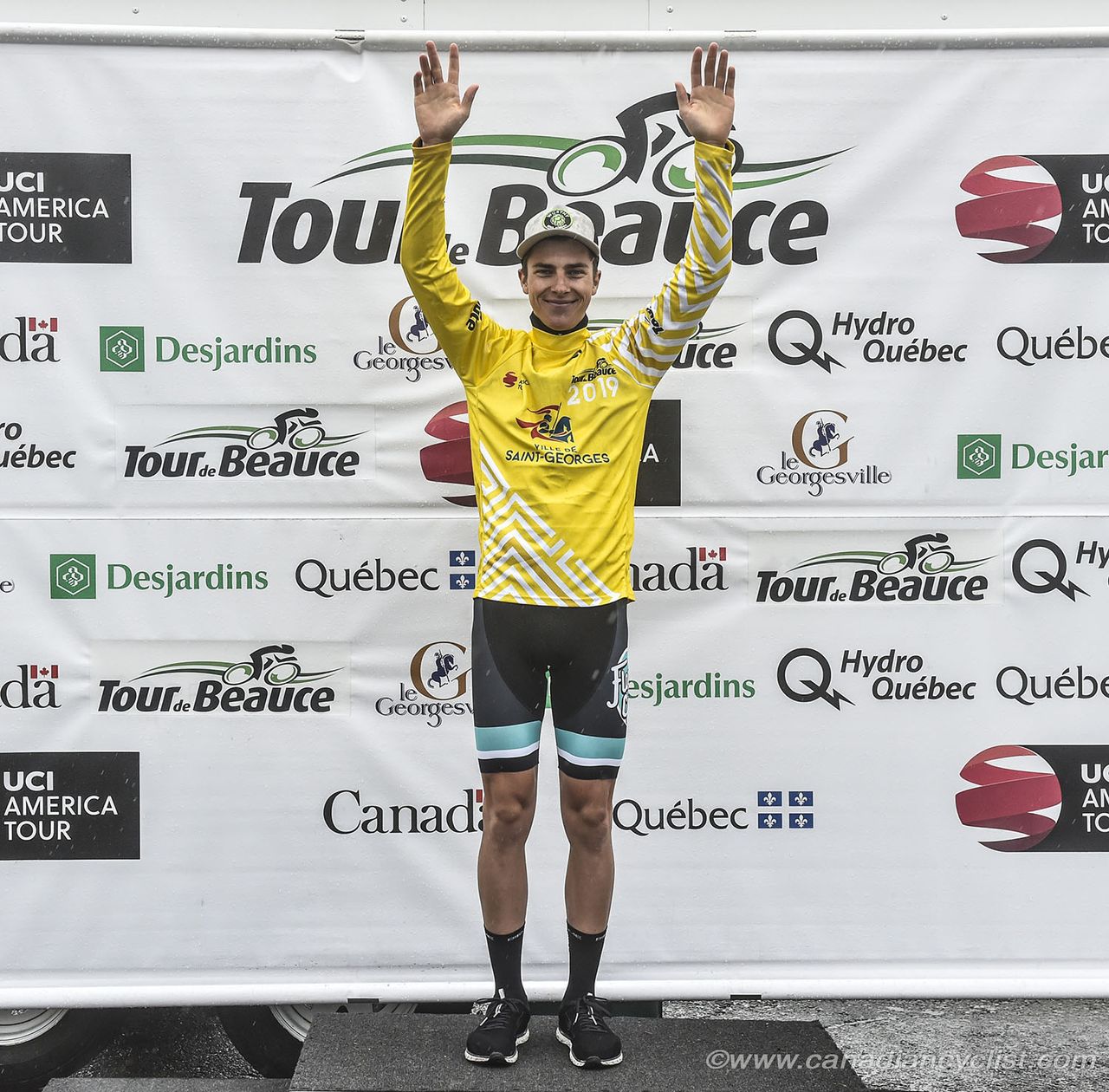 Tour de Beauce Race Leader Yellow - Nicolas Zukowsky (Floyd's Pro Cycling Team