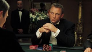 Daniel Craig playing poker as James Bond in Casino Royale