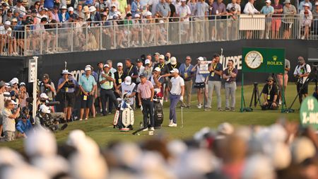 Rickie Fowler and Wyndham Clark will be in the final group on Sunday